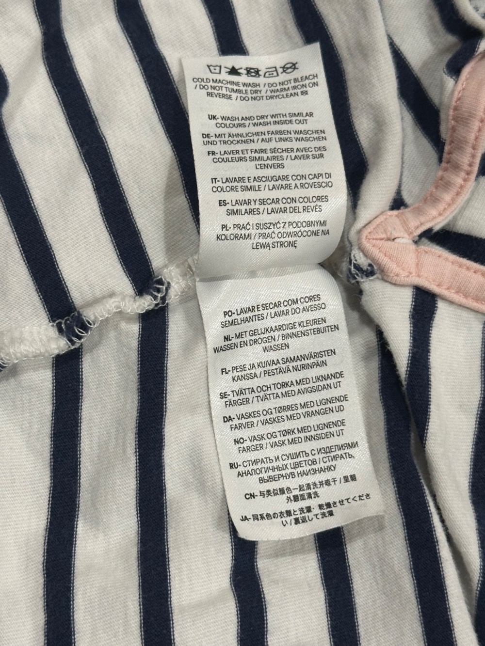 Boden Striped Crew Neck Top Size 6 Long Sleeve Cotton Gray See Pictures - Picture 6 of 6